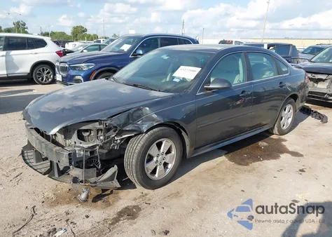 2010 Chevrolet Impala Lt z USA, uszkodzony, nr VIN 2G1WB5EN5A1221937